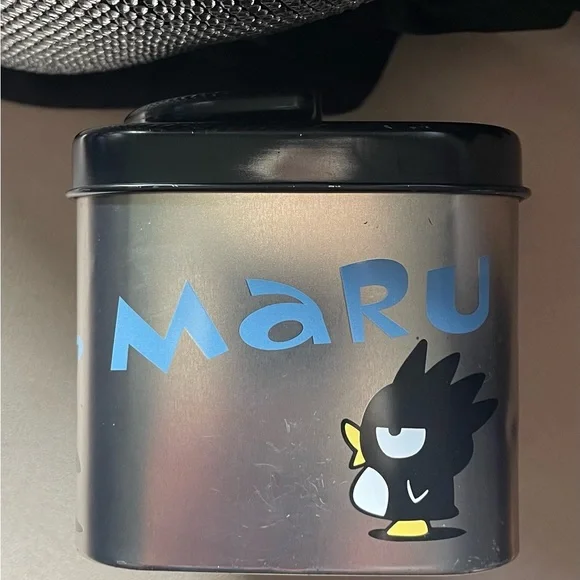 💚💚2 piece BADTZ MARU Original90’s Sanriolightweight metal box w/handle & PENCIL - Picture 3 of 11